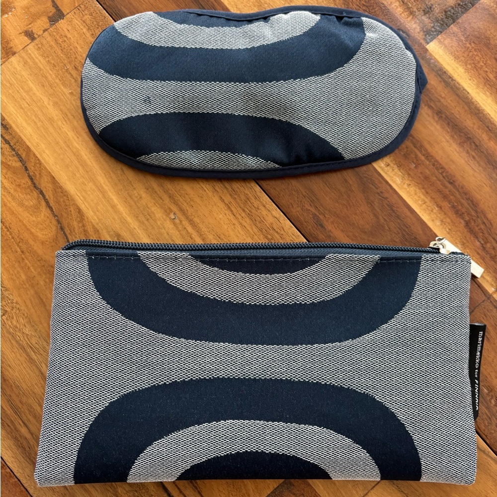 Small pouch and an eye mask